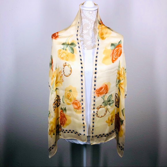 Authentic Cartier 100% Silk Scarf - Picture 3 of 14